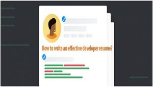 effective developer resume